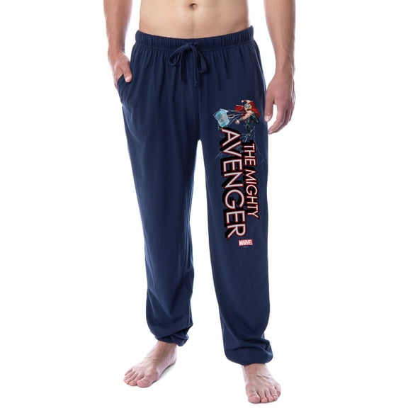 Marvel Men's Thor The Mighty Avenger Adult Jogger Pajama Pants