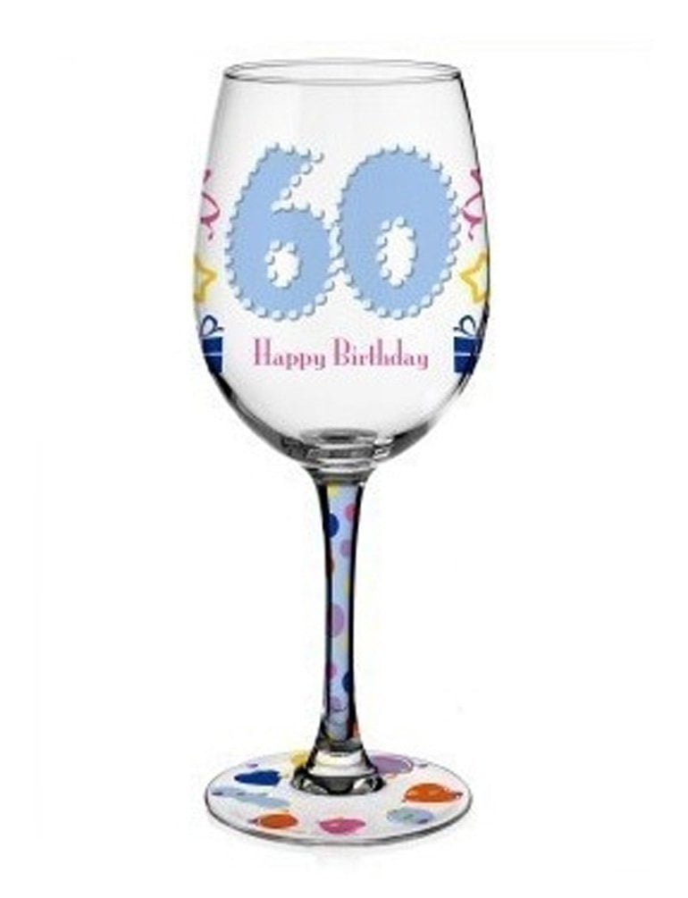I Turned 30 Twice 60th Birthday Funny Stemmed Stemless Wine Glass 