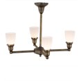 thumbnail image 7 of Meyda Lighting 27'W Revival Oyster Bay Goblet 4 Lt Chandelier, Antique - 56474, 7 of 7