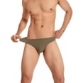 thumbnail image 2 of Jalioing Briefs Underpants for Men Breathable Stretchy Mid Rise Underpants Solid Color Basic Briefs Underwear, 2 of 7