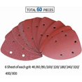thumbnail image 4 of Pack of 60 Sanding Sheets, 40/60/80/100/120/180/240/320/400/800 Grit Sandpaper, 4 of 5