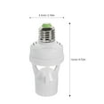 thumbnail image 2 of FENGGUIQU Portalámparas Con Sensor De Luz Para Hogar Compatible Con Luces LED E27, 2 of 7