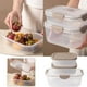 thumbnail image 1 of Juego de 3 mini recipientes para almacenar alimentos de grado alimenticio | Reutilizables, herméticos, para salsa, sopa y verduras | Plástico duradero sin BPA | Apto para congelador (-20-120 °C) |, 1 of 9