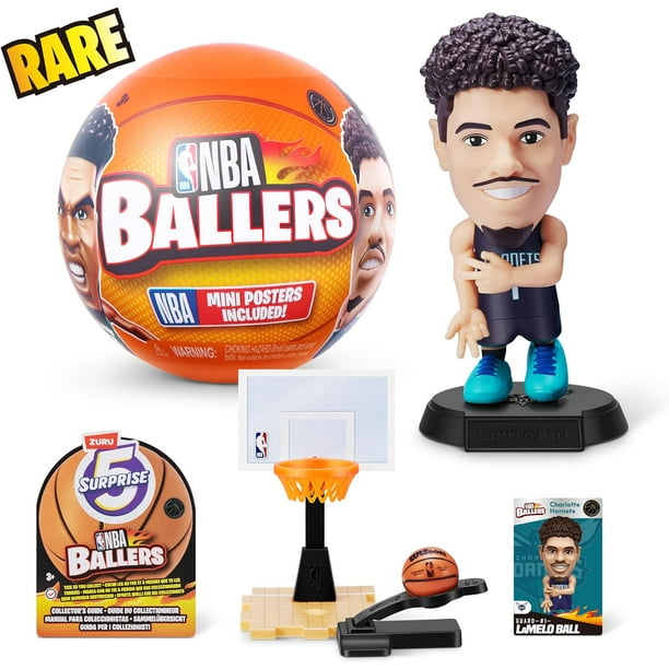 Nagisa　NBA Ballers ミニポスター付きボール 10個セット 5 Surprise NBA Ballers by ZURU Surprise Unboxing Basketball