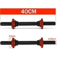 thumbnail image 2 of Yes4All 1.15 inch Adjustable Dumbbell Bar, Dumbbell Handle, Black, Pair, 2 of 7