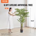 thumbnail image 2 of Palmera artificial de caña dorada VEVOR de 2 m con antivuelco, 2 of 9