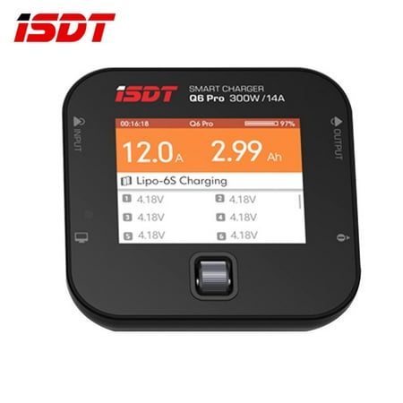 ISDT Q6 Pro BattGo 300W 14A Pocket Lipo Battery Balance Charger Portable (Best Lipo Balance Charger)