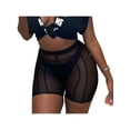 thumbnail image 4 of Seyurigaoka Women Summer New Sexy See-Through Mesh High Waist Hip Thin Sports Fitness Pants, Slim Fit Quick Drying Gym Shorts, 4 of 9