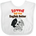 thumbnail image 3 of Inktastic English Setter Dog Boys or Girls Baby Bib, 3 of 4