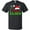 AB-Black, variant on Inktastic Poppy Claus with Christmas Santa Hat and Snowflakes T-Shirt