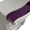 thumbnail image 6 of New Classic Furniture Reflections Wood 5-Drawer Chest in Silver, 6 of 9