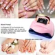 thumbnail image 2 of OUDOSPRS Lámpara Uv/Led Para Uñas 48W: Curado Rápido, 3 Modos De Tiempo, Protección Anti-Uv, Ideal Para Uso En Casa Y Salones, 2 of 3