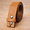 Tan, variant on Mens Western Belt Strap Without Buckle Full Grain Leather Cowboy Belt Sizes 32-52