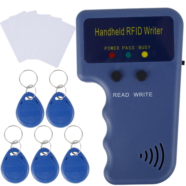 125KHz RFID Card Copier Portable Writer ID Card Duplicator with 5 Cards ID Key Card Reader for Home Access Control System