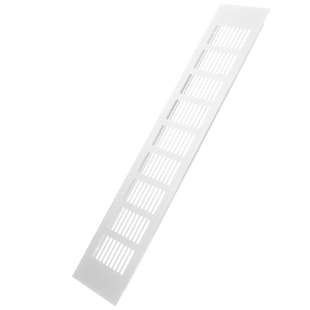 PBPBOX Silver Cabinet Vent Grille with Durable Aluminum Mesh for Wardrobe Airflow