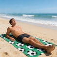 thumbnail image 6 of Soccer Beach Towel Microfiber Quick Dry Sand Free Lightweight Travel Towel for Pool Gym Sports 55"x28", 6 of 6