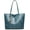 Blue, variant on CoCopeaunts Large Capacity Shoulder Bag for Women Soft Faux Leather Tote Bag Top Handle Handbag Retro Satchel