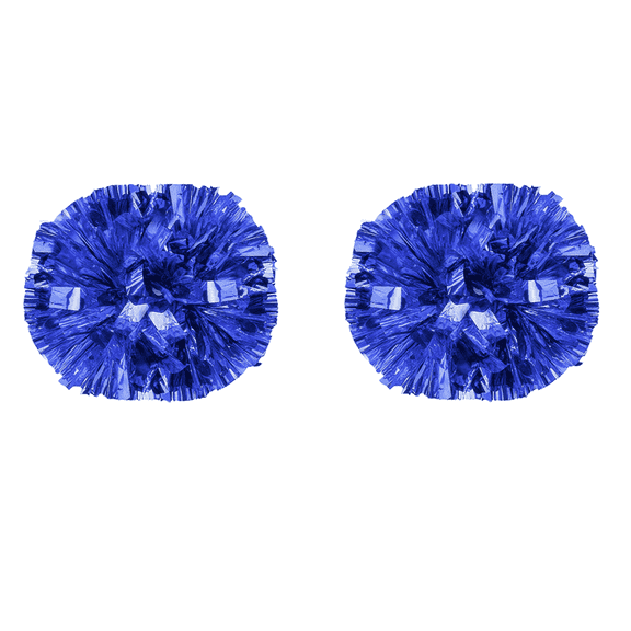 YOUHO Cheerleading Pom Poms with Baton Handle for Team Spirit Sports Dance Cheering Kids Adults(2 packs)