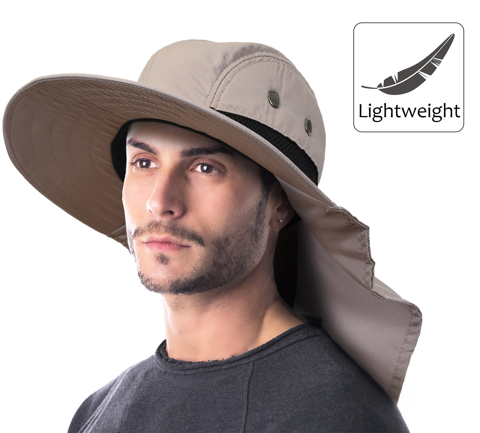 hat with neck flap walmart