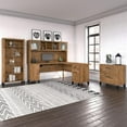 thumbnail image 7 of Somerset 72W L Desk with Hutch and Storage in Fresh Walnut - Engineered Wood, 7 of 7