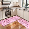 thumbnail image 3 of Kitchen Rugs Sets Of 2,Pink Breast Cancer Anti Fatigue Kitchen Mat Rugs Non Slip Washable,Decorative Kitchen Floor Mats for Kitchen,Sink,Laundry,17"X47", 3 of 5