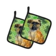 thumbnail image 1 of Carolines Treasures BB9861PTHD Brussels Griffon St.Patricks Paire de Porte-Pot, 1 of 1