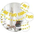 thumbnail image 6 of TABLZONE 2 Pcs Useful Photo Props Birthday Party Banner Paper Golden Circle Highlights for Kids, 6 of 8