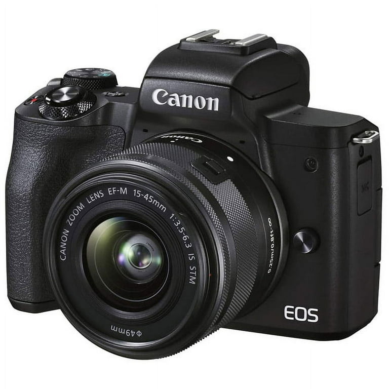 【Canon】EOS Kiss M + 15-45mm + 55-200mm 🎦[ MINT In Box ] Canon EOS Kiss M 15-45mm 55-200mm