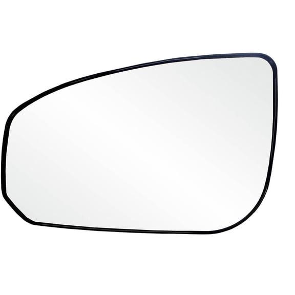 88190 - Fit System Driver Side Non-heated Mirror Glass w/ backing plate, Nissan Maxima 04-08, 4 9/ 16" x 6 15/ 16" x 7 5/ 8"