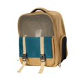 thumbnail image 1 of Mochila portátil para gatos, transpirable, transparente, con ventana de malla, correa para el hombro, bolsa de viaje para perros, mochila Yinane Portador de viaje para gatos, 1 of 8