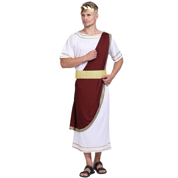 Ancient Themed Formal Dress for and Party Events with Draped Drapery and Elegant Embellishments in Classic Style
