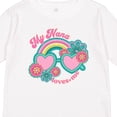 thumbnail image 4 of Inktastic Nana Loves Me Girls Granddaughter Girls Long Sleeve Toddler T-Shirt, 4 of 5