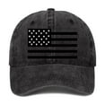 thumbnail image 3 of yunLCZ USA Flag Baseball Cap For Men Women Vintage Striped Bhutanese America Flag Snapback Hat Baseball Cap, 3 of 3