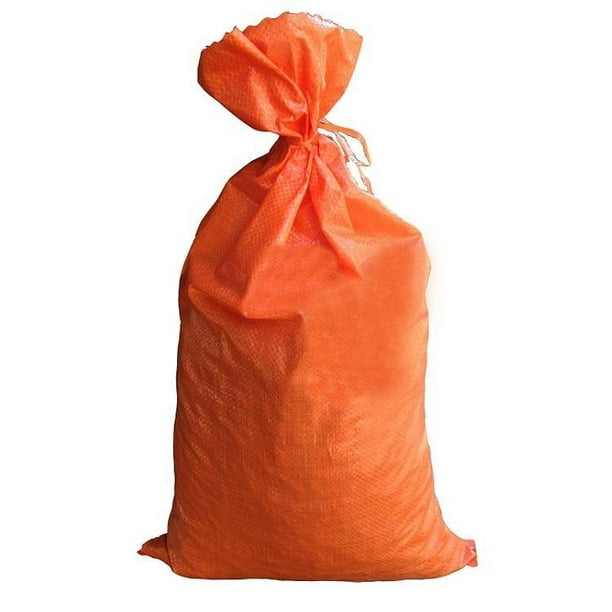 Sandbags For Flooding Size 14" x 26" Orange Sandbags Empty