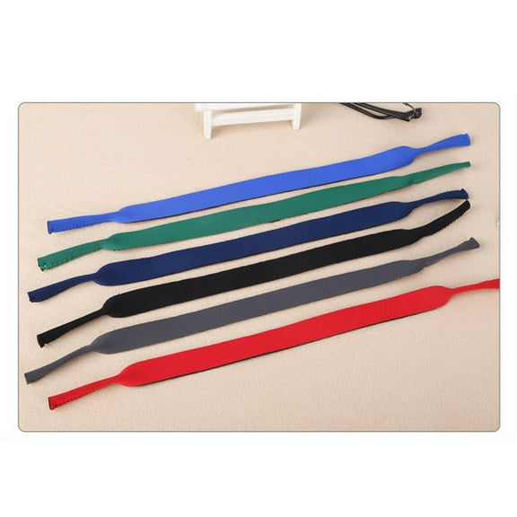 Worgeous  3 Pcs Glasses Strap Sports Sunglasses Chain Eyeglass Water Lanyards Eyeglasses Black