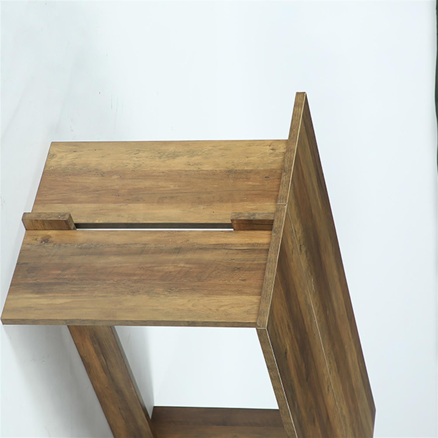 Demi Bonn 63" Dining Table, Farmhouse Dining Room Table Kitchen Table for 4-6 for Dining Room, Home Office, Living Room Furniture, Brown