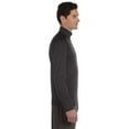 thumbnail image 2 of Quarter-Zip Men's Lightweight Pullover Dark Grey Heather Sweater, 2 of 3