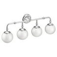 thumbnail image 3 of Moen YB0564BL Colinet 3-Light Dual-Mount Bath Bathroom Vanity Fixture with Frosted Glass, 3 of 5