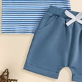 thumbnail image 6 of Infant Boy Clothes Toddler Infant Baby Summer Outfits 4th of July 250 Boy Shorts Set 2Pcs Spring Clothes Suit Kaprioy Baby Boy Summer Clothes, 6 of 6