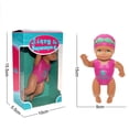 thumbnail image 3 of Waterproof Swimming Doll - Swim Doll Electric Joint Movable Lifelike Doll Kid Girls Toy with Clothing Swimming Water Doll Toy for Children, 3 of 10