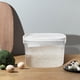 thumbnail image 5 of Contenedor de almacenamiento de Contenedor de cereales Contenedor de comida para perros y Contenedor de organización de cocina y 5KG mayimx contenedor de almacenamiento de arroz, 5 of 8