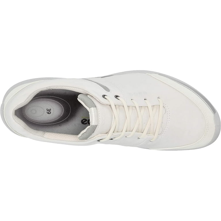 ECCO Women s Biom Hybrid 1 Golf Shoe White Silver Metallic White 39 M Walmart