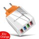 thumbnail image 1 of Cargador USB 4 puertos 18 W cargador rápido carga rápida para iphone 13 12 Xiaomi Samsung S10 Huawei portátil EU/US enchufe cargadores de pared Tan Jianjun  unisex, 1 of 2