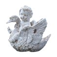 thumbnail image 4 of Angel montar una estatua del jardín de cisne figuras decorativas artesanías de arte de arte al aire libre escultura para patios patios regalos de, 4 of 9