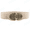 Beige, variant on Women Retro Style Stretchy Waist Belt Vintage Elastic Wide Dress Belts Pink