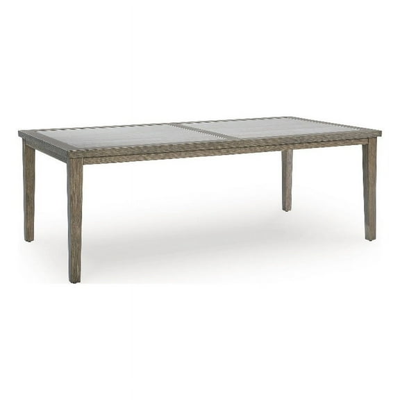 Signature Design by Ashley Rainier Ranch Brown Outdoor Dining Table