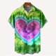 thumbnail image 5 of Camisa de verano para hombre, camisa de manga corta con estampado de amor para hombre, 2024, nueva camisa hawaiana informal de manga corta para hombre, ropa informal de playa, 5 of 5