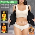 thumbnail image 4 of Corsé moldeador de cintura para mujer, moldeador de figura, moldeador de cintura abdominal, negro, 4 of 5