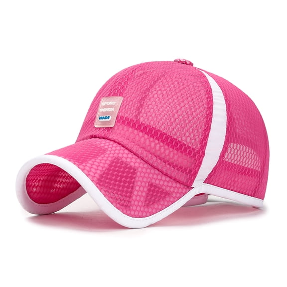 HAIJIE summer hat Youth Trucker Cap With Adjustable Snapback Unisex Boys Breathable Baseball Cap Hat Hat Luggage Strap Water Hats for Men Men Beach Hats Big Hats for Women Beach Sombrero Sol Big Lady