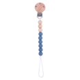 thumbnail image 1 of Productos para bebés Cadena para chupete con clip redondo de haya para apaciguar al bebé Perlas de silicona Perlas de haya anti-cadena, 1 of 6